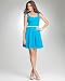 bebe Belted Flared Skirt Dress
