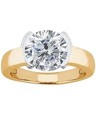 2.00 Ct Round H/I I1 Diamond 14K Yellow Gold Ring