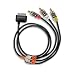 Scosche IPAV SneakPEAK Audio/Video Cable for iPad,iPod and iPhone - Synchronization Software - Retail Packaging - Black