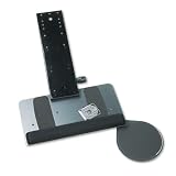 Ergonomic ConceptsTM - Thin Profile Keyboard/Mouse Platform, 20 x 11, Black - Sold As 1 Each - Lift-and-set spring mechanism adjusts height by lifting the keyboard.