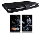 Bundle Monster Barnes & Noble Nook Synthetic Leather Case Cover Jacket + Skin Sticker + Screen Protector Ebook Accessories Combo - Fit 3G and Wifi Version