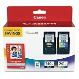 CE - Canon Office Products PG-240XL/CL-241XL with Canon GP502 Glossy Photo Paper - Combo Pack Ink