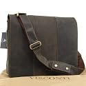 Visconti Extra Large 17" Laptop Messenger Bag - Hunter - Oil Brown (Mud) - 16019