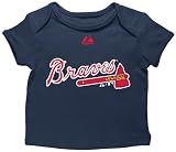 MLB Atlanta Braves Jason Heyward #22 Infant Player Name And Number Envelope Tee By Majestic (ATH NB, 18M)