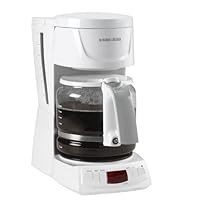 Black and Decker DLX900 12-Cup Drip Coffeemaker, White