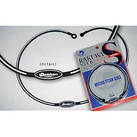 Phiten Titanium Sport Type Necklace Black & White 17
