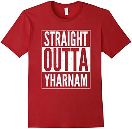 Men's Limited Edition Straight Outta Yharnam T Shirt Large Cranberry