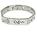 Stainless Steel Bracelet, Dragon - Length: 8", Width: 12mm