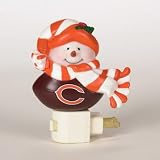Chicago Bears 5 Snowman Night Light - NFL Football