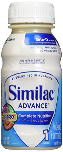 Similac Advance Infant Formula, Ready To Feed, 8-Fluid Ounces (Pack of 6)