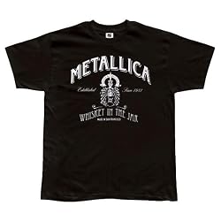 Metallica - Whiskey Label T-Shirt