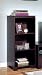 Cappuccino Finish Entertainment Audio Tower Rack Cabinet