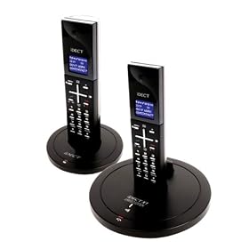 iDect X1 Twin Digital Cordless Telephone - Black