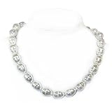 White Shell Pearl Baroque Necklace [Jewelry]
