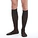 Fytto 1067 Ribbed Compression Socks for Professionals 15-20 mmHg - Graduated Medical Support for Flight, Travel, DVT and Edema - Medium, Brown