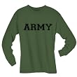 Athletic ARMY Long Sleeve T-Shirt in military green