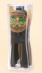 Cork Pops Legacy Wine Bottle Opener, Black