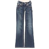 Miss Me Blue Boot Cut Crystal Designer Jean Girl 14