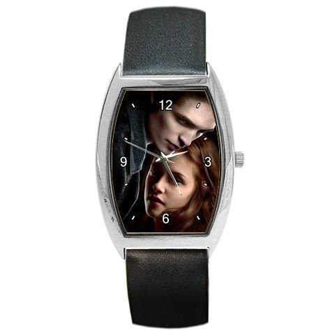 Barrel Style Metal Watch of Twilight Edward Cullen and Bella Swan Looking Glamorous