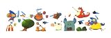 Fantastic Knights Re Positionable Wall Stickers