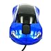 HDE Blue Sports Car Mouse USB Optical w/ Scroll Wheel