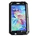 ELECDAY[TM] Metal Corning Gorilla Glass Shockproof/dustproof/weatherproof Military Heavy Protection Hard Cover Skin Case Pouch Shell Membranes for Samsung Galaxy S5 Sv G900 I9600 (Black)