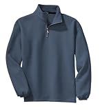 Port Authority Quarter Zip Sueded Sweatshirt (F292) Available in 7 Colors