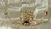 Unity Candle Holder Wedding Stand Shamrocks Celtic Brass toned