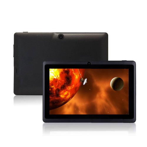 review AFUNTA 7 Inch Allwinner A23 Dual Core Tablet PC Android 4.2 512MB RAM 4GB 1.5GHz Wifi 800*480 Capacitive Screen Dual Camera Tablet (Black)