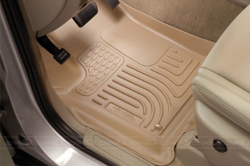 Husky Liners Custom Fit WeatherBeater Front and Second Seat Floor Liner Set for Select Dodge Ram Models (Tan)
