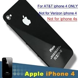 iPhone 4 Back Battery Cover Replacement Black