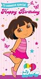 Dora the Explorer Birthday Card & Stickers Sheet