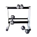 Cap Barbell Solid Hex Dumbbell Set with Rack (150 Pound)