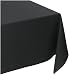 Kitchen & Housewares : Rose Tree Royal Linen 60-By-90-Inch Oblong Tablecloth, Black