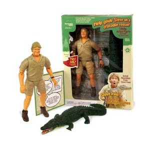 Steve Irwin Talking Crocodile Rescue Action Figure by 