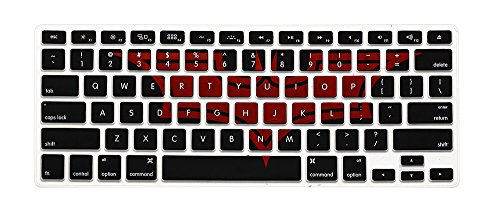 HRH Bat Graffiti Silicone Keyboard Cover Keyboard Skin Protector for All Apple Macbook Pro Air 13" 15" 17" (with or w/out Retina Display) iMac and Apple Wireless Keyboard