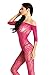 Amoretu Womens Lace Lingerie Mesh Bodysuits Crotchless Bodystocking Graple
