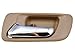 PT Auto Warehouse HO-2580ME-RL - Inside Interior Inner Door Handle, Beige/Tan Housing with Chrome Lever - Driver Side Rear
