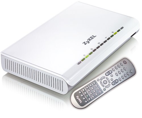 ZyXEL DMA-1100P Digital Media Adapter mit 200Mbit/s Powerline Homeplug AV – Video / Musik / Photo Wiedergabe – HDMI bis 1080i