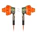 Yurbuds (CE) Inspire 300 Noise Isolating In-Ear Headphones, Mossy Oak Orange