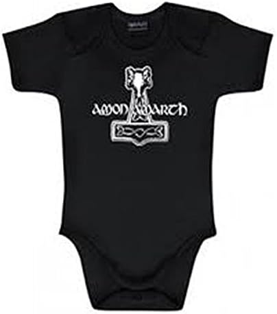 Littlerockstore Unisex Baby Amon Amarth Onesie Metal 3 - 6 Months Black