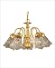 Tools & Hardware : 5 Light Chandelier - Polished Brass Finish : GL353 Glass Sold Separately