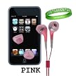 Apple iPod touch 8 GB (3rd Generation) NEWEST MODEL iTouch Earbuds iPod Earphones ** PINK **!!!