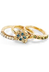 Stack Ring Set, Stacking Rings, Victorian Rings, Eternity Ring, Silver Rings, Crystal Rings, Boho Rings, Wedding Ring Set, Vintage Rings, Swarovski Elements Ring