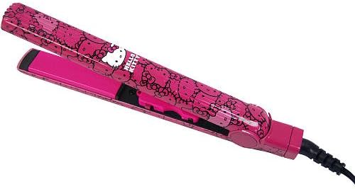 Hello Kitty Ceramic Flat/Straightening Iron Pink