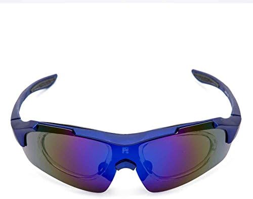 Sports Cycling Sunglasses for Men Women Cycling Riding Running Glasses (Dark Blue)