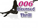 006 Licensed to Thrill - Humorous / Funny Jersey - 3/4 Sleeve