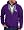 TUXEDO with WHITE FLOWER Tux Adult Pullover Hooded Sweatshirt Hoodie - Purple, 4XL