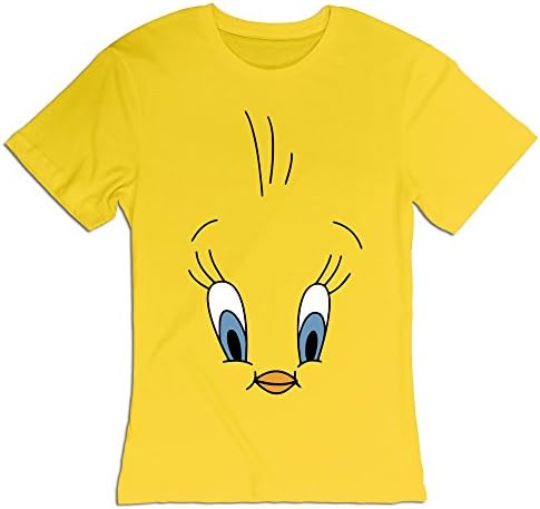 HESO Women's Tweety Bird Face T-shirts S Yellow