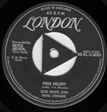 PARIS HOLIDAY 7 INCH (7" 45) UK LONDON 1958